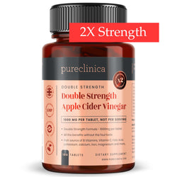 Aceto di sidro di mele a doppia potenza 1000 mg x 180 compresse