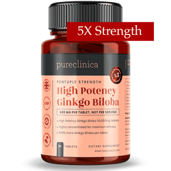 Ginkgo Biloba ad alta potenza - 30.000 mg x 90 compresse