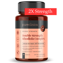 Complesso di Rhodiola a doppia potenza - 2000 mg x 90 compresse