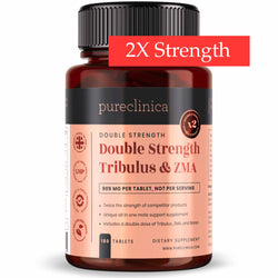 Tribulus a doppia potenza e ZMA x 180 Compresse (958mg - 40% saponine con rame, boro e pepe nero)